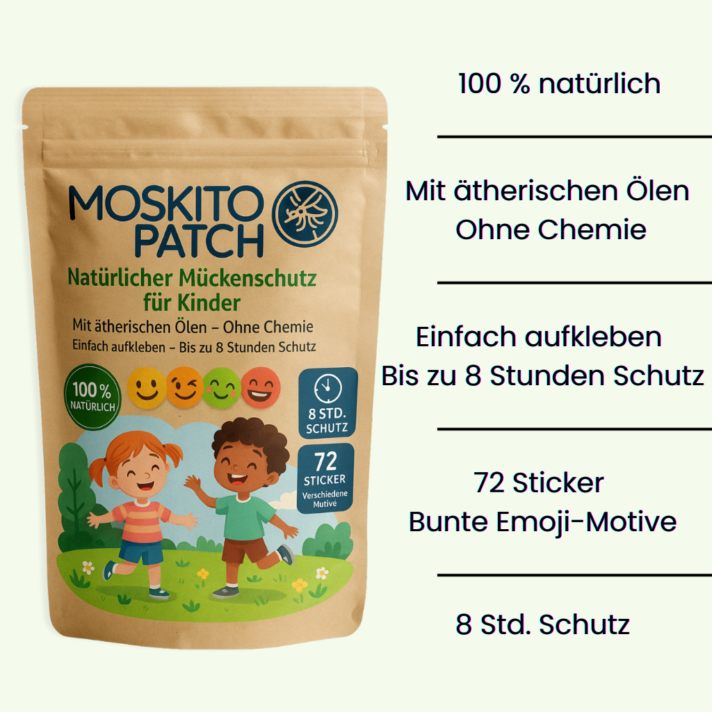 Natürliche Mückenschutz Pflaster