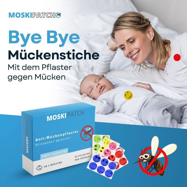 Natürliche Mückenschutz Pflaster