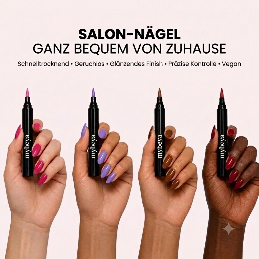 5 Nagellack-Stifte ohne UV-Lampe